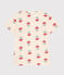 T-Shirt LE DROIT aus Baumwolle mit Rundhalsausschnitt weiss AVALANCHE/ MULTICO