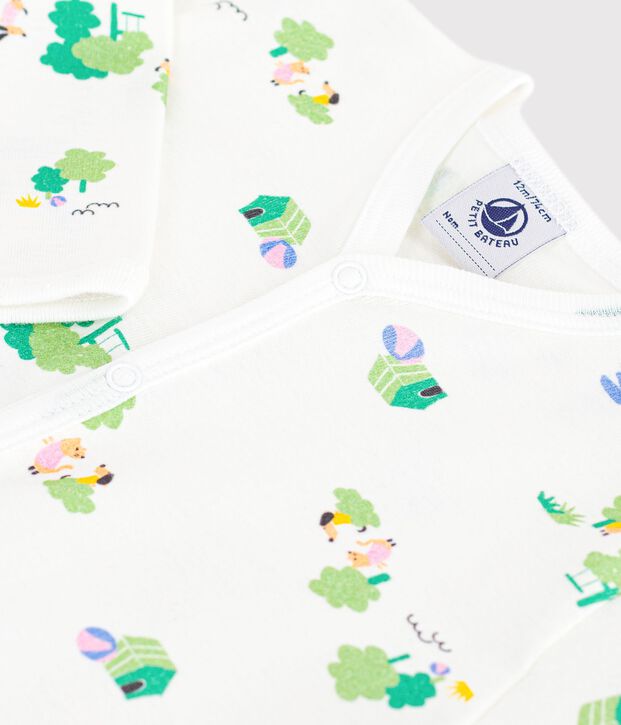 Dors bien en coton weiss/blau/vielfarbig