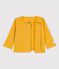 Baby-Cardigan aus Baumwolle und Lyocell gelb OCRE