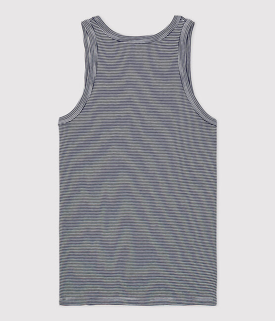 Tanktop aus Baumwolle für Damen blau SMOKING/weiss MARSHMALLOW