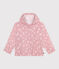Kinder-Windjacke mit Blumenmuster rosa CHARME/weiss MARSHMALLOW