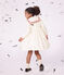 Lang&auml;rmeliges Kinder-Kleid aus einfarbigem Feincord. MILK