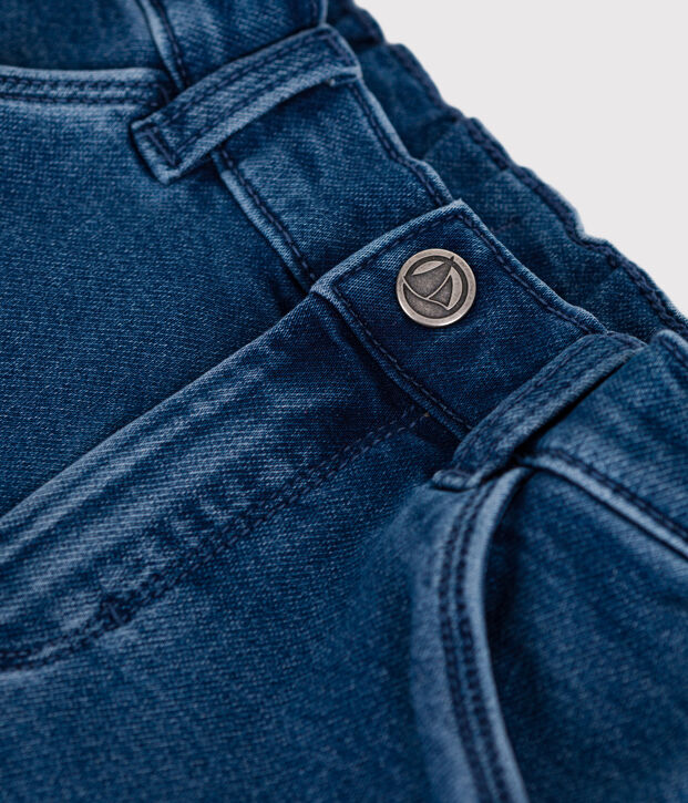 Baby-Hose aus Jeansstoff mit Elastan-Anteil blau