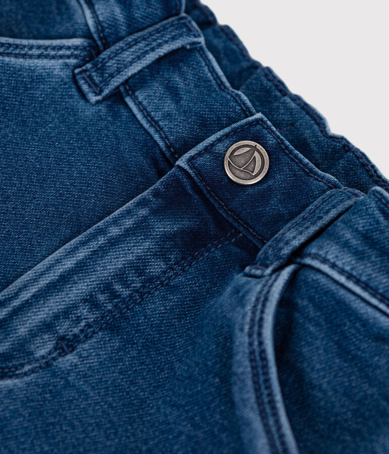 Baby-Hose aus Jeansstoff mit Elastan-Anteil blau