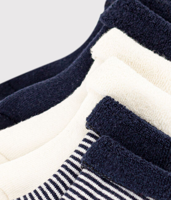 3er-Set einfarbiger Baby-Stricksocken variante 3