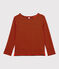 Baumwoll-T-Shirt mit Marinestreifen Damen blau SMOKING/ CAROTTE