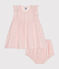 Kurzärmeliges Babykleid mit Bloomers aus Musselin AVALANCHE/ PANTY