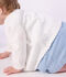 Baby-Cardigan aus Baumwolle mit Herzmotiv weiss
