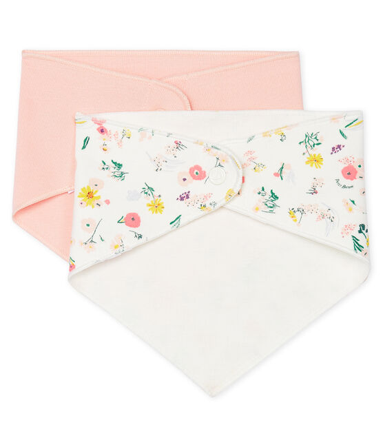 2er-Set Baby-Bandana-Lätzchen für Mädchen variante 1