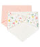 2er-Set Baby-Bandana-Lätzchen für Mädchen variante 1