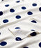 Nachthemd mit Punktmuster aus Bio-Baumwolle für Mädchen weiss MARSHMALLOW/blau MEDIEVAL