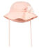 Gestreifter baby-hut mädchen weiss MARSHMALLOW/rosa ROSAKO