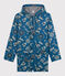 Klassische Regenjacke aus recyceltem Material und BIO-Baumwolle blau BRASIER