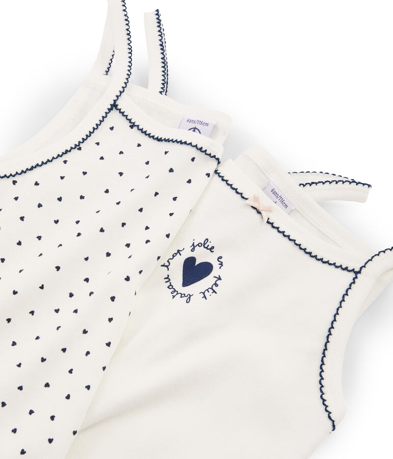 2er-Set Tr&auml;gerhemden f&uuml;r kleine M&auml;dchen vielfarbig