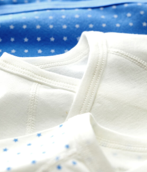 3er-Set Baby-Bodys aus Bio-Baumwolle vielfarbig