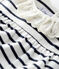 Langärmelige Baby-Bluse für Mädchen weiss MARSHMALLOW/blau SMOKING