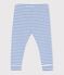 Baby-Leggings aus Baumwolle mit Streifen blau MILK/ PERSE