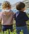 Baby-Kapuzensweatshirt aus Frottee weiss AVALANCHE/ STOP