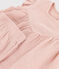 Baby-Set auf einfarbigem Musselinstoff rosa SALINE