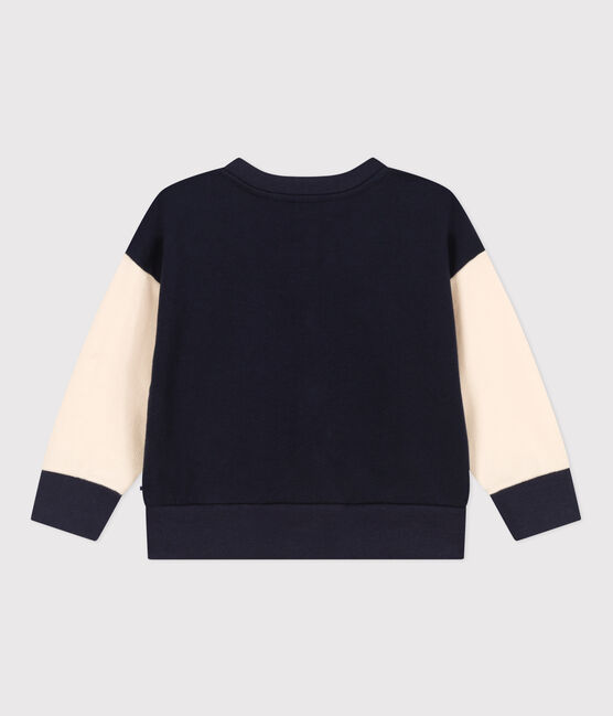 Baby College-Jacke aus Molton. blau SMOKING/ AVALANCHE