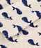 Kinder-Pyjama aus Baumwolle mit Walmotiv beige MONTELIMAR/blau MEDIEVAL