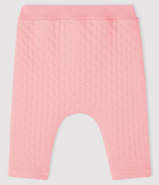 Baby-Unterhose aus gestepptem Doppeljersey rosa CHARME