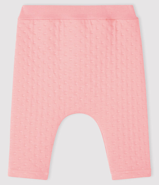 Baby-Unterhose aus gestepptem Doppeljersey rosa