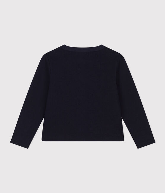 Kinder-Cardigan aus Baumwolle blau SMOKING