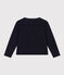 Kinder-Cardigan aus Baumwolle blau SMOKING