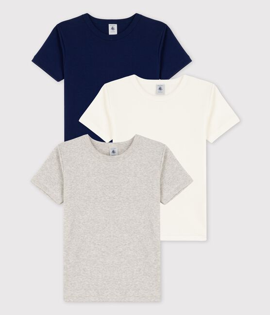 3er-Set kurzärmelige Baumwoll-T-Shirts für Jungen variante 1