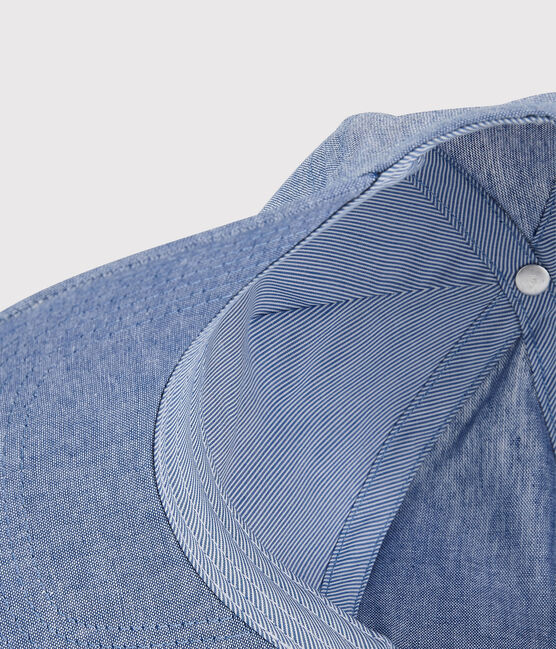 Kinder-Schirmmütze aus Chambray Jungen blau DENIM TRES CLAIR NÂ°5