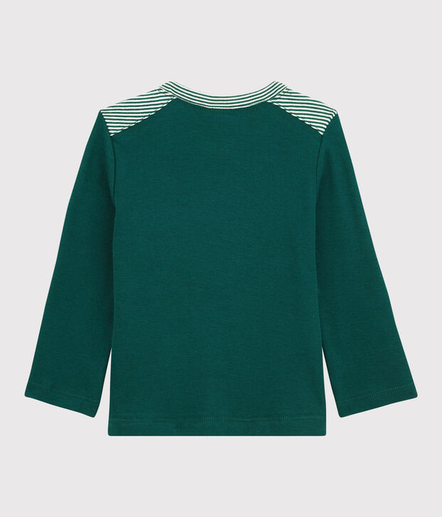 Baby-T-Shirt aus Baumwolle. gr&uuml;n