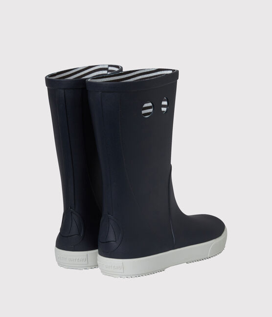 Kinder-Regenstiefel Mädchen/Jungen blau SMOKING