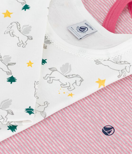 Set Kinder-Pyjama aus bedruckter Baumwolle  variante 1