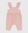 Baby-Latzhose aus Cord rosa SALINE