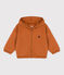 Baby-Kapuzensweatshirt braun ECUREUIL