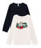 Set mit zwei T-Shirts für Mädchen variante 2