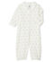 Kombi-Overall aus Doppeljersey f&uuml;r Babys weiss/vielfarbig