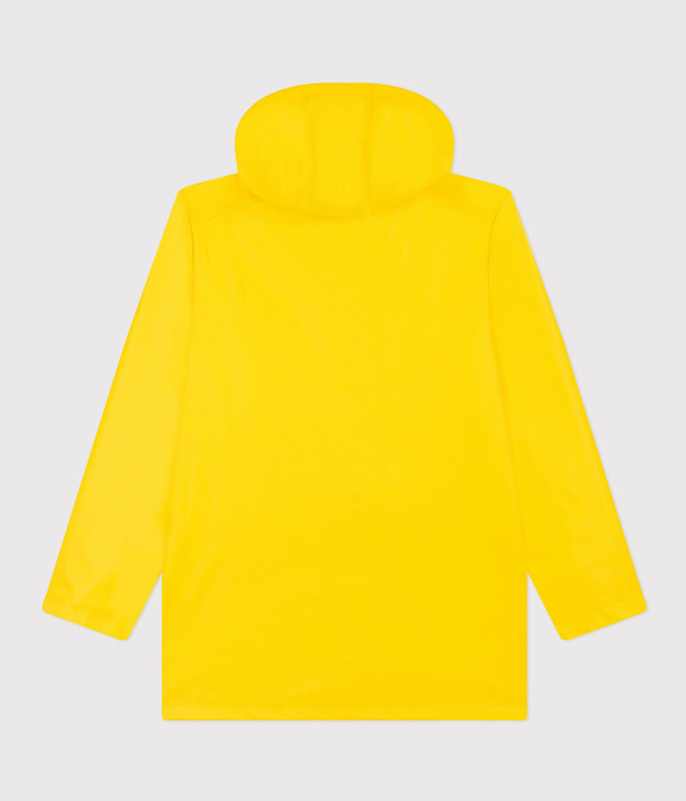 Regenjacke aus recyceltem Material und Bio-Baumwolle gelb JAUNE