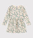Kinderkleid aus Molton mit Blumenprint für Mädchen