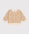 Baby-Cardigan aus gestepptem Doppeljersey weiss AVALANCHE/ MULTICO