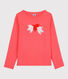 Langärmeliges Kinder-T-Shirt aus Baumwolle für Mädchen