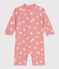 Baby-Badeoverall mit UV-Schutz, Blumenmuster rosa CHARME/weiss MARSHMALLOW