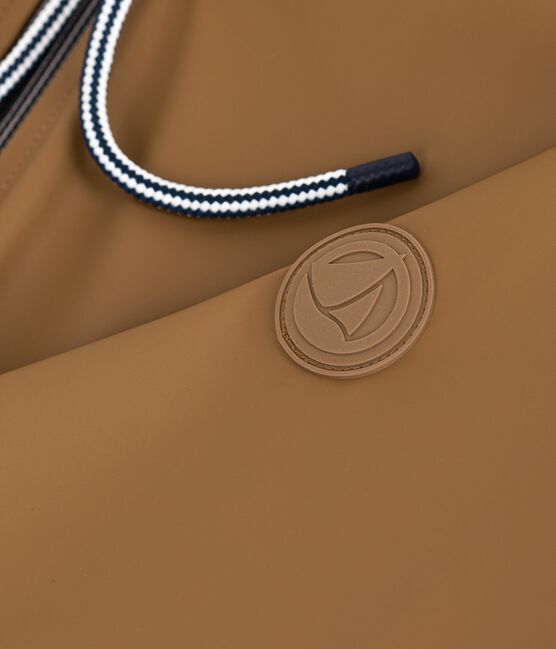 Lange Damen-Regenjacke mit zwei Farben braun ROCHE