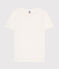 Damen-T-Shirt L'Iconique aus Leinen weiss ECUME