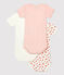 3er-Set Baby-Bodys aus Bio-Baumwolle variante 1