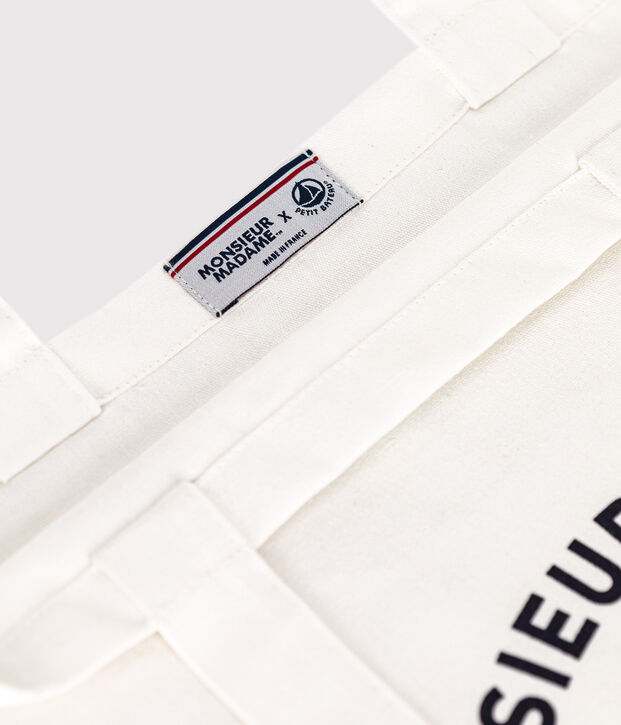 Tote Bag aus Baumwolle Mr. Men und Little Miss weiss