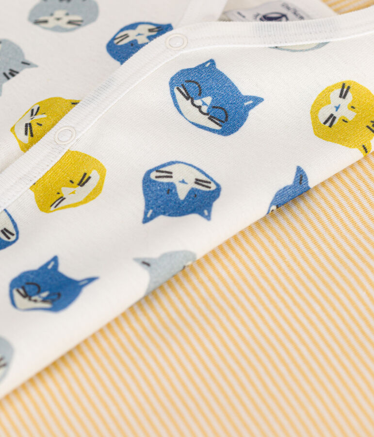 Kurze Baby-Overalls aus Baumwolle im 2er-Set vielfarbig