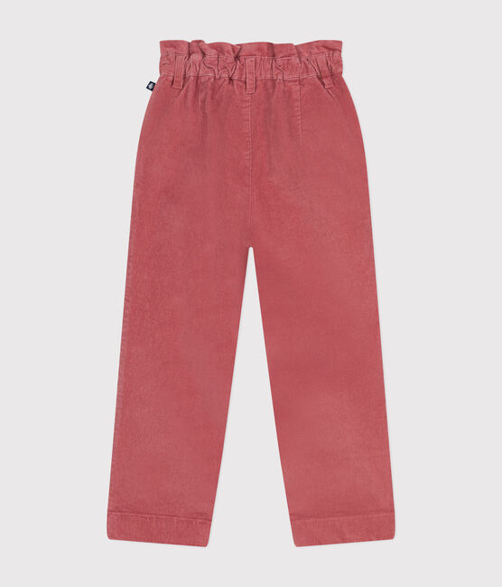 Kinder-Hose aus Fein-Cord für Mädchen rosa ROSEWOOD