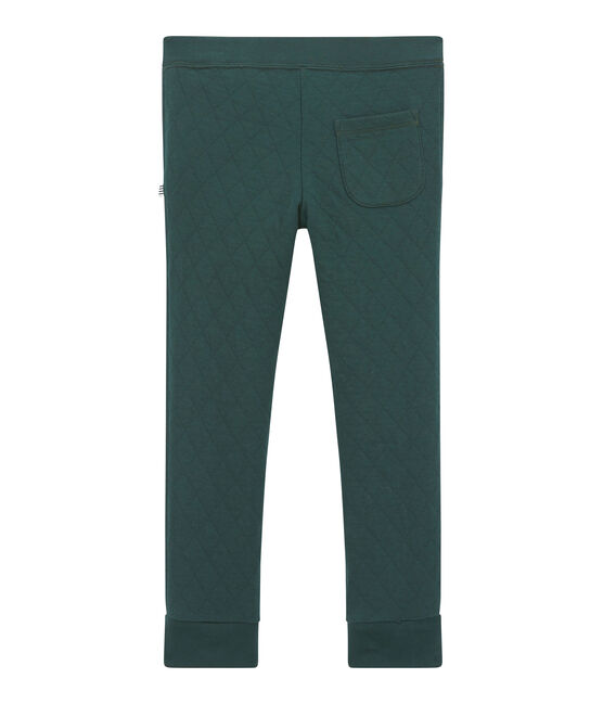 Gesteppte Jungen Hose aus gedoppeltem Jersey grün SHERWOOD